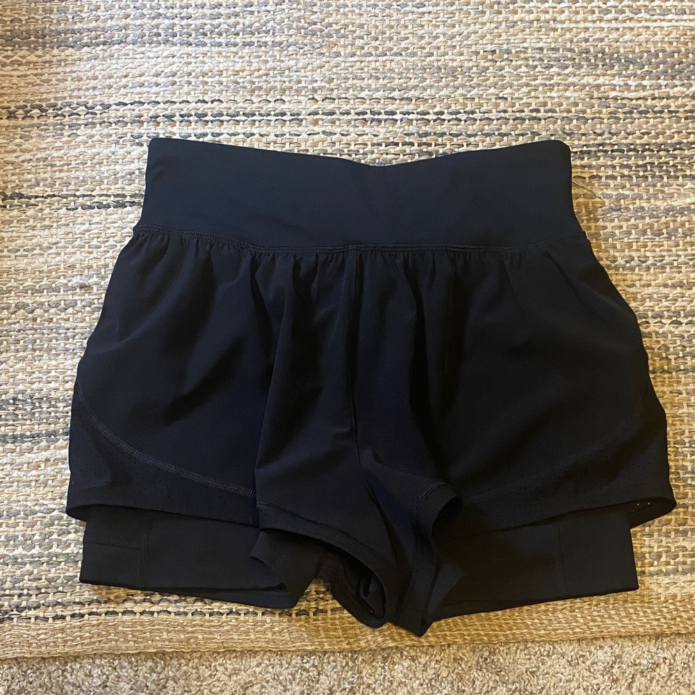 SPANX Black High-Rise Shorts